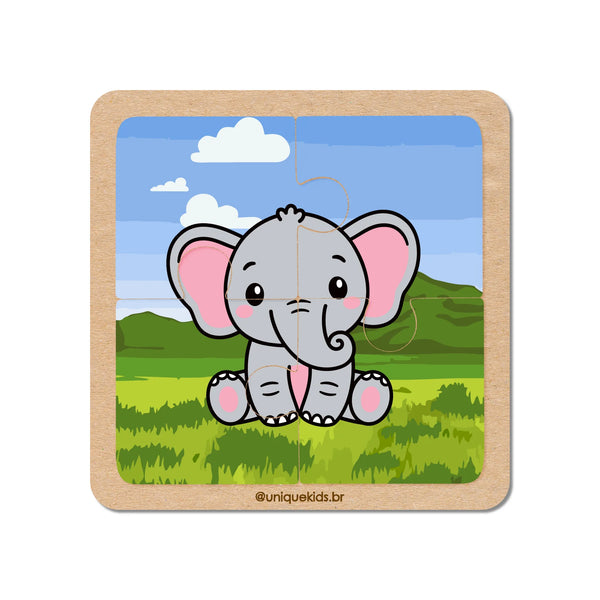 Elefante - 4 Peças